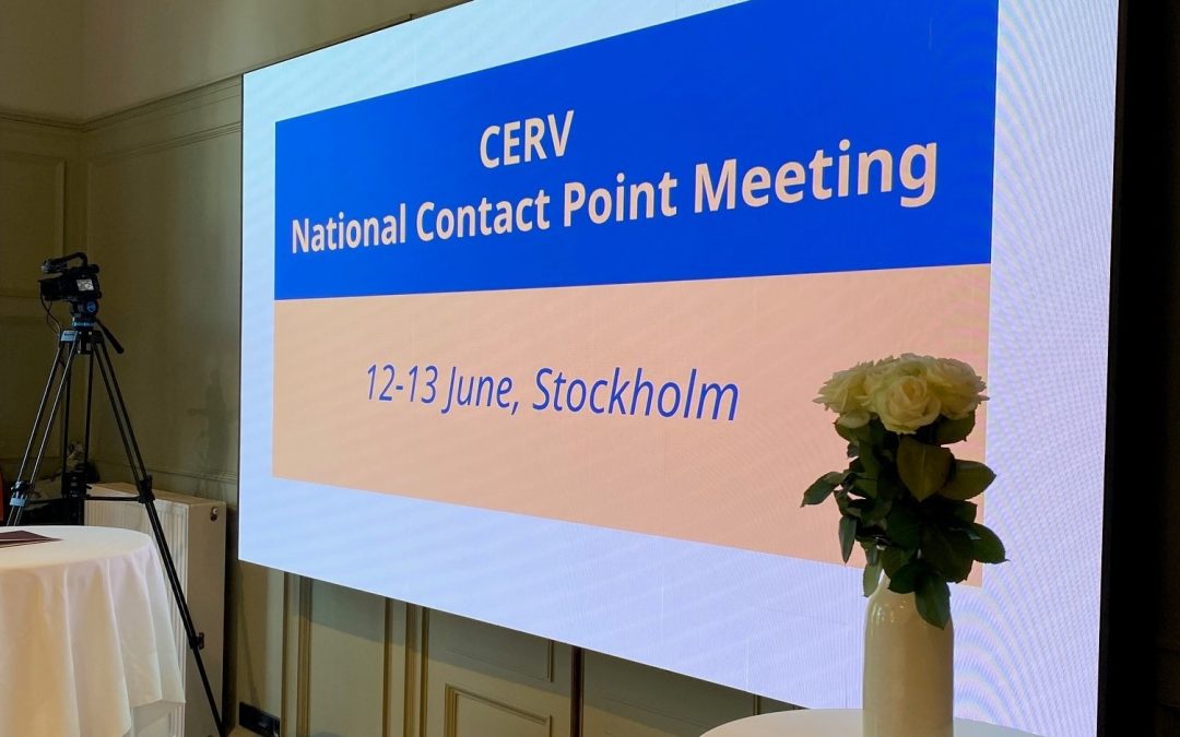 CERV nacionalinių kontaktinių punktų susitikimas Stokholme