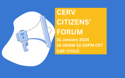 Kviečiame dalyvauti CERV piliečių forume, skirtame CERV-2024-CHILD kvietimui!